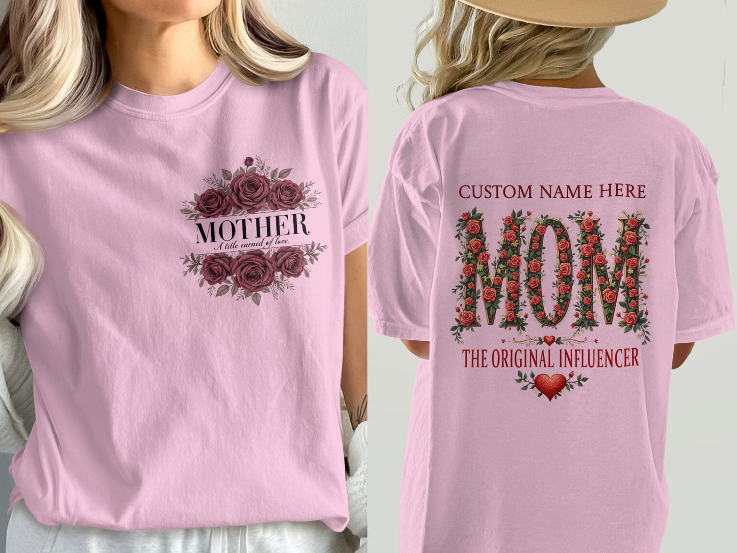 Beautiful Floral Design Mother Day Mom T-shirt product type