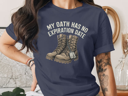 My Oath Has No Expiration Date Blue Shirt Product