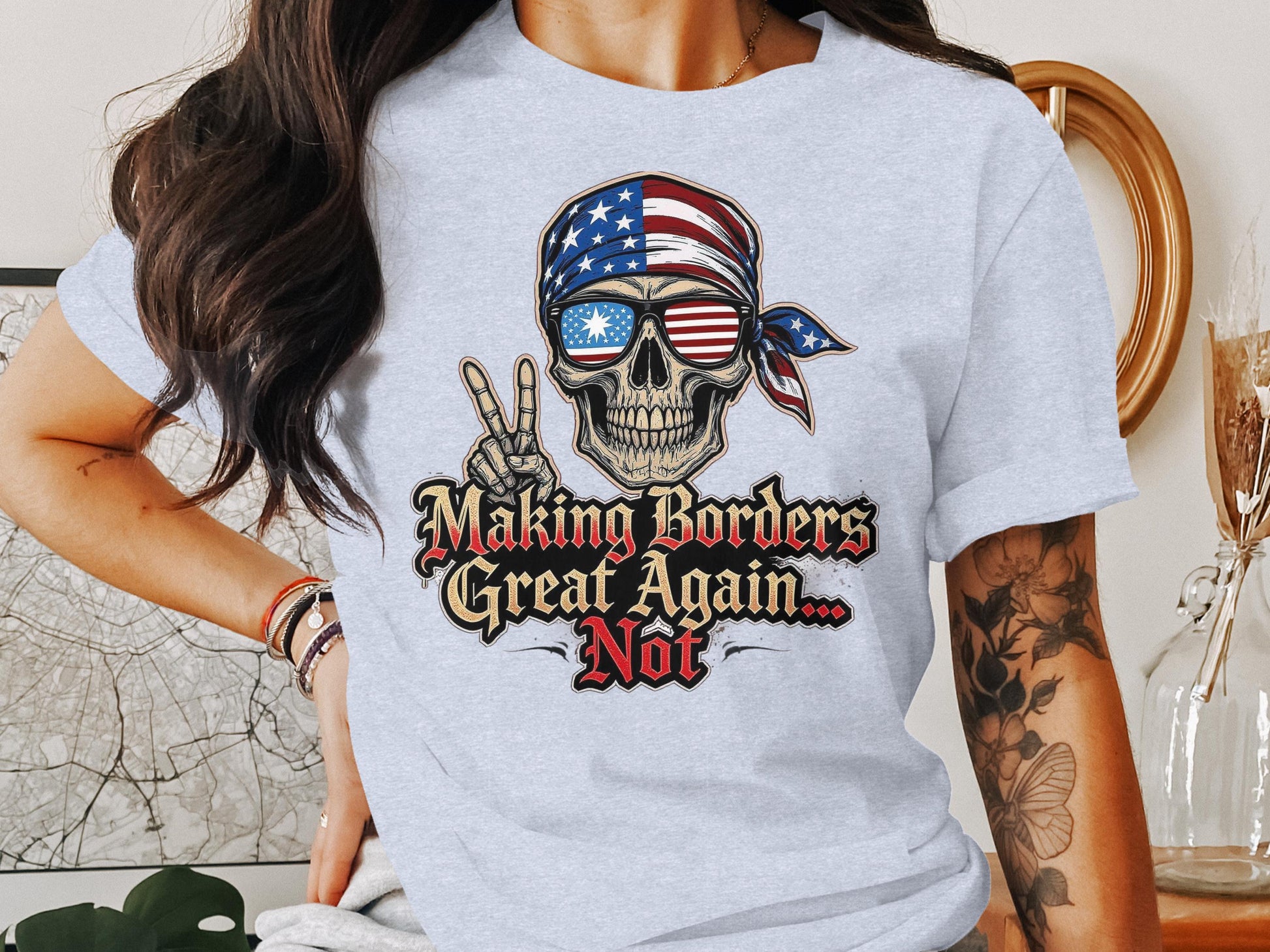 Making Borders Great Again Not T-Shirt product