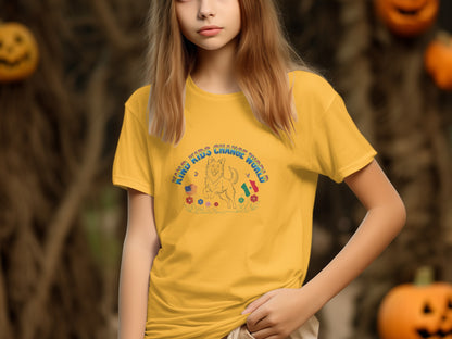 Kind Kids Change the World Graphic Tee