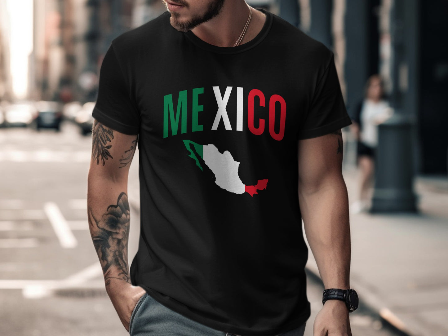 Mexico Flag Print Graphic T-Shirt Manufactured Product Type