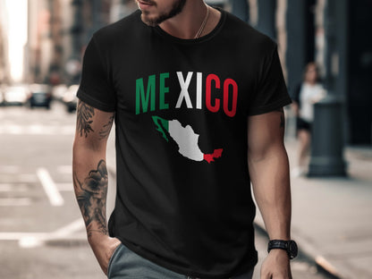 Mexico Flag Print Graphic T-Shirt Manufactured Product Type