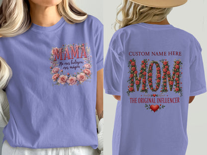 Custom Name Personalized MOM T-shirt product