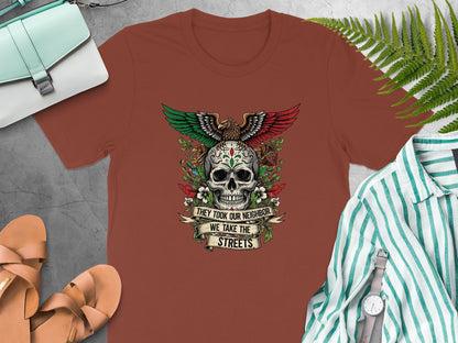 They Took Our Neighbor We Take The Streets TShirt product type