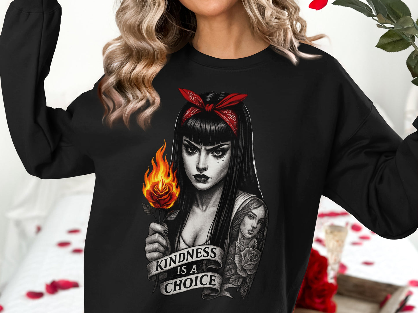 Kindness Is A Choice Graphic Sweatshirt product