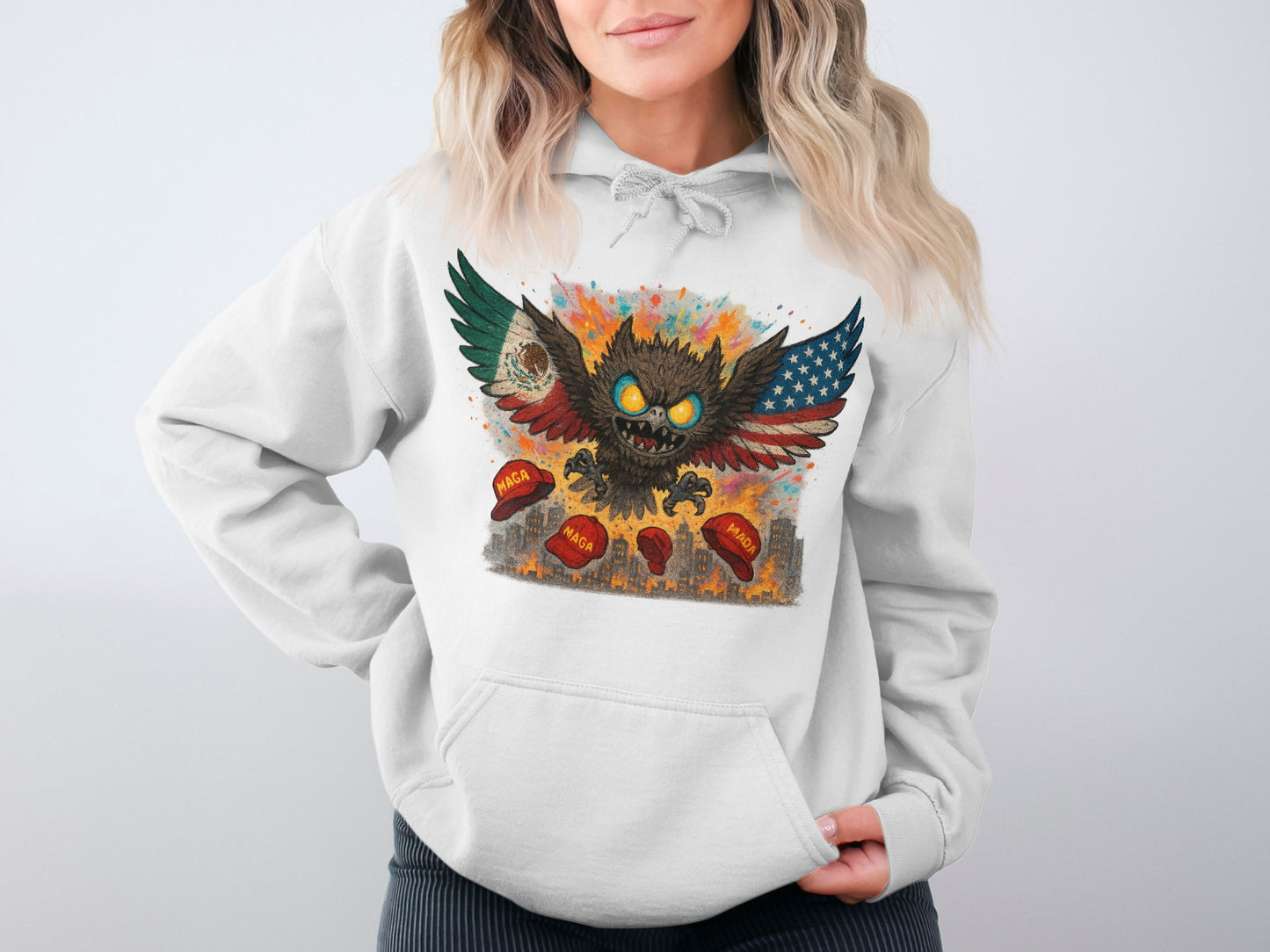 Fierce Eagle Graphic Hoodie Stylish Streetwear product