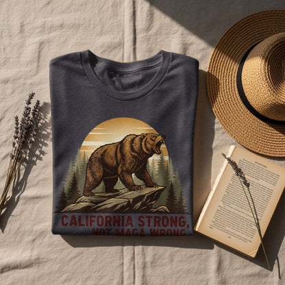 California Strong Not Maga Wrong T-shirt product type