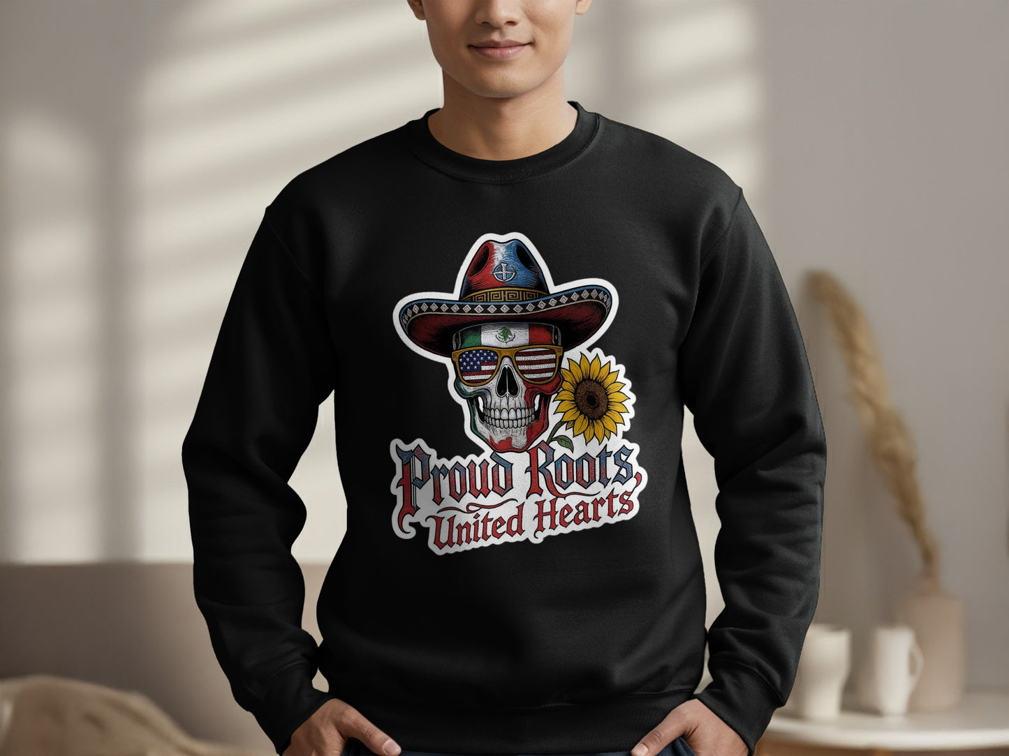 Proud Roots United Hearts Skull Cowboy Shirt product