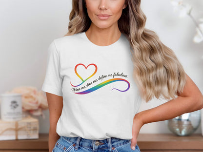 Wine Me Dine Me Define Me Fabulous T-shirt product