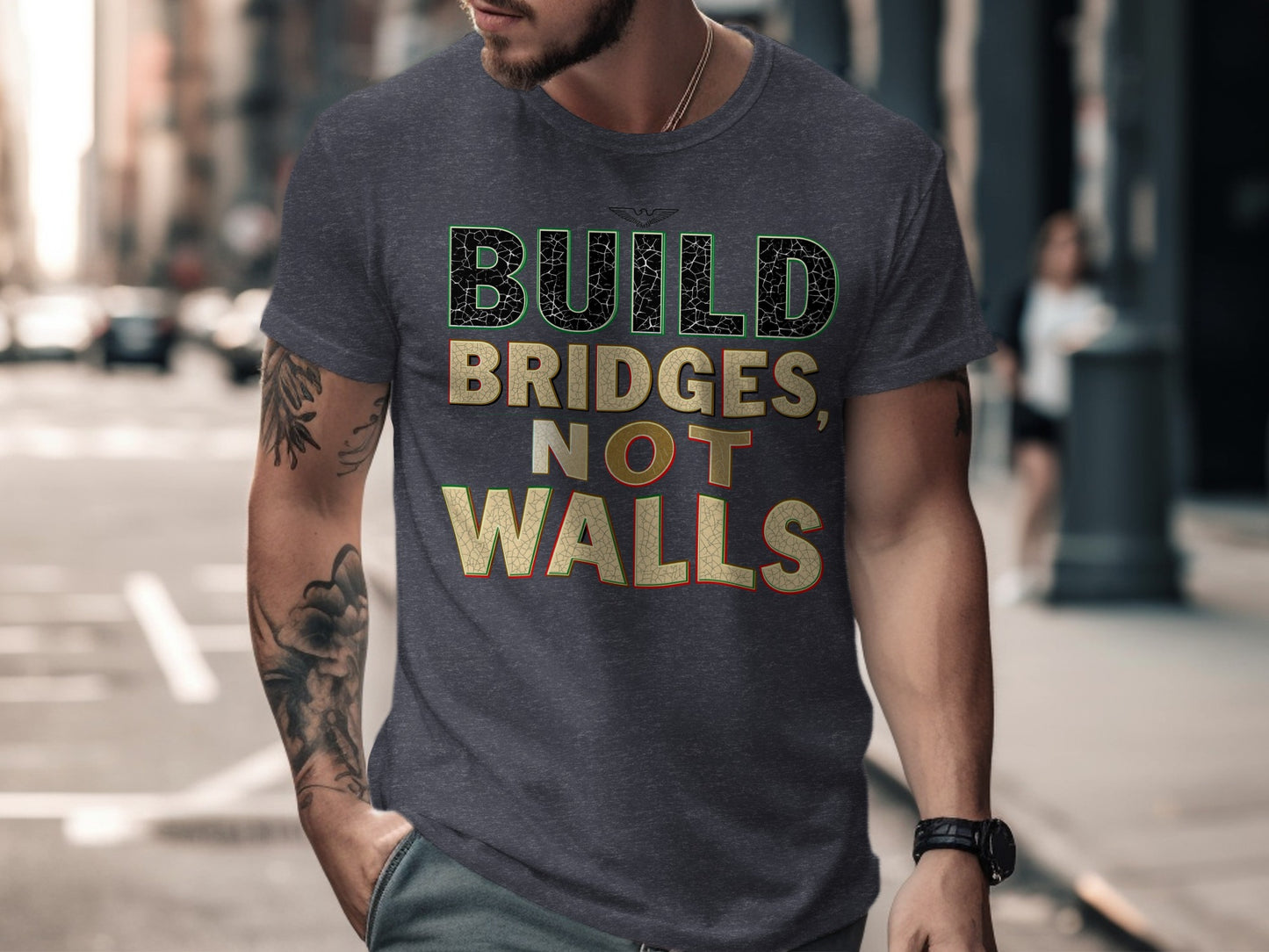 Build Bridges Not Walls T-Shirt product