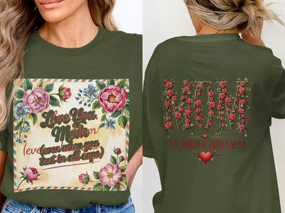 Love You Mom The Original Influencer T-Shirt product