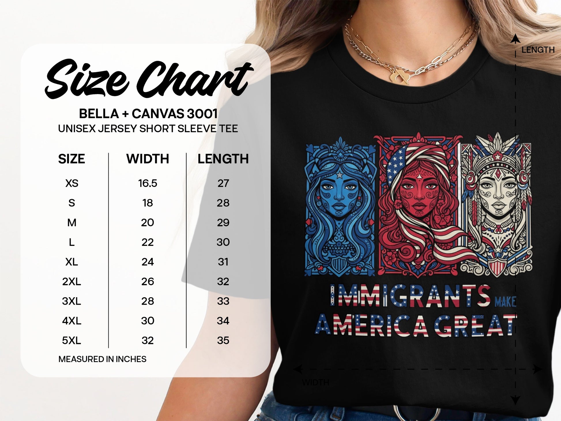 Immigrants Make America Great Graphic Tee