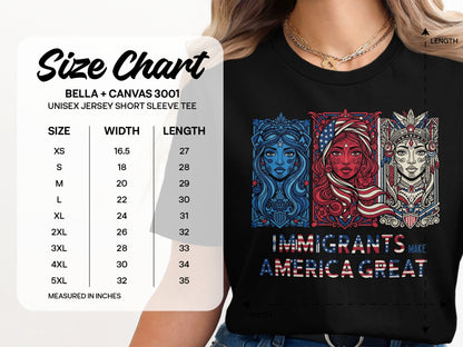 Immigrants Make America Great Graphic Tee