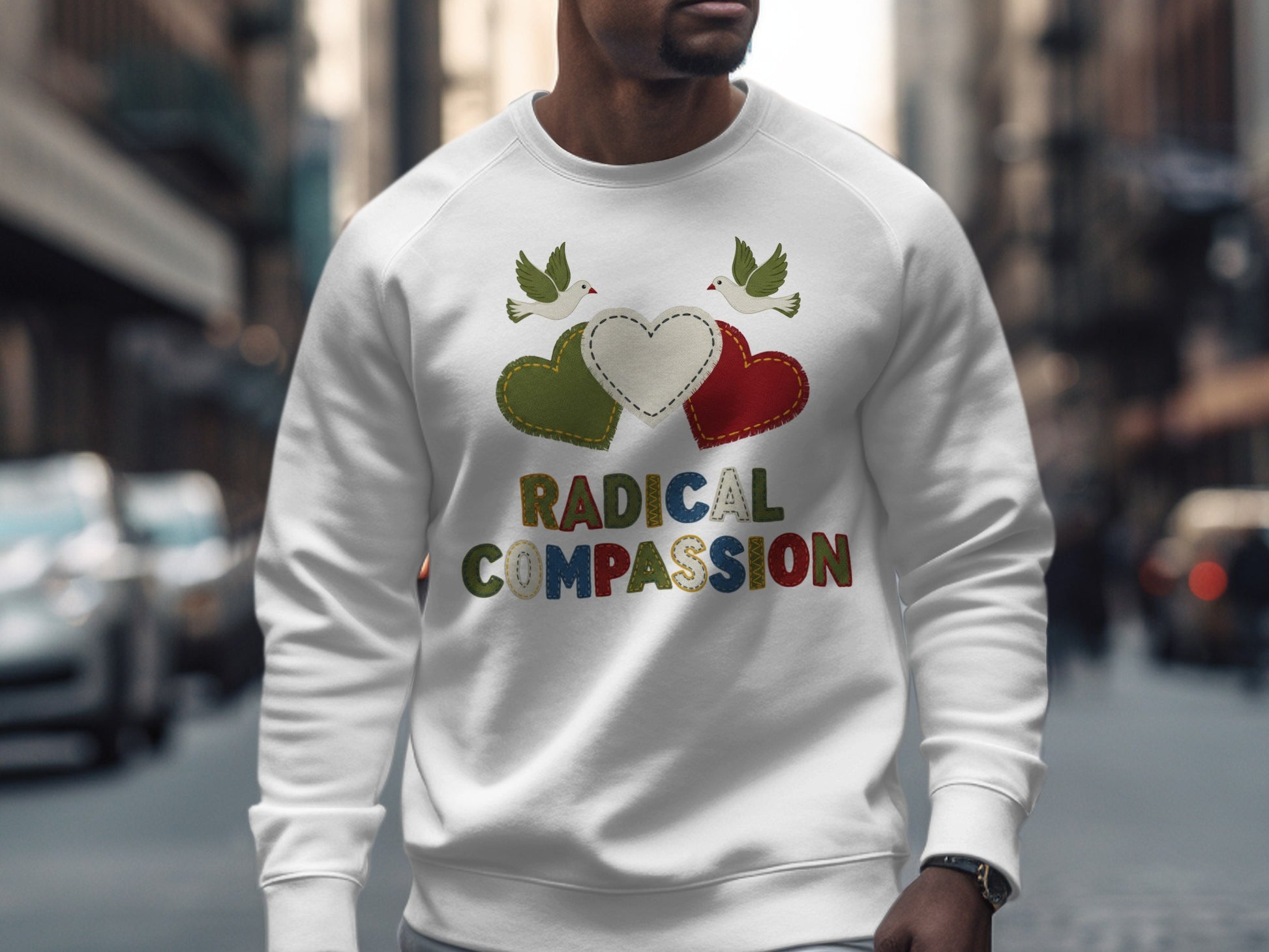 Radical Compassion Stylish Graphic Sweatshirt product