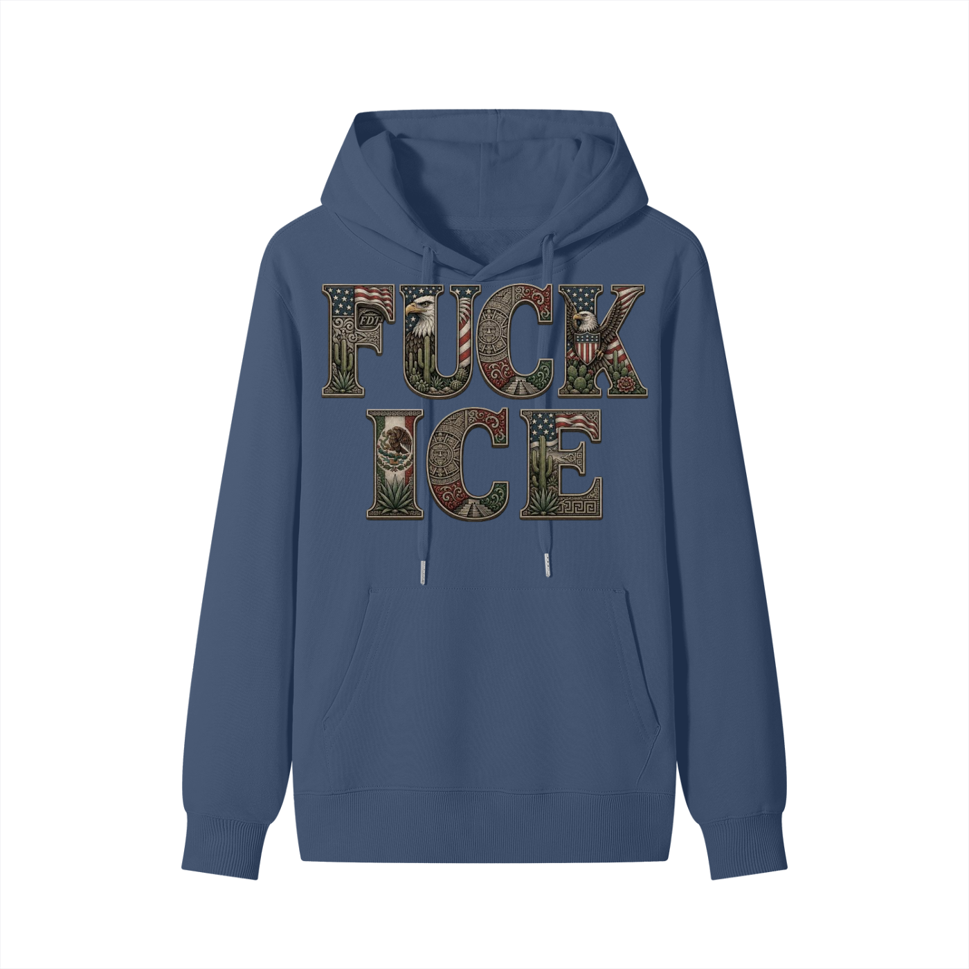Fuck Ice & Amexican Pride Classic Unisex Cotton Hoodie