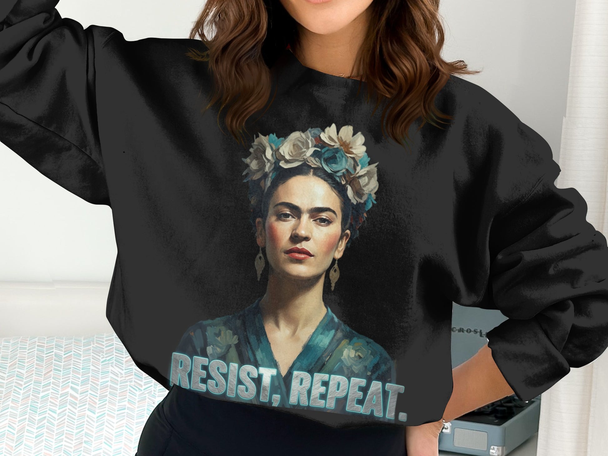 Stylish Resist Repeat Sweatshirt for Bold Statements