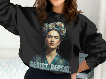Stylish Resist Repeat Sweatshirt for Bold Statements