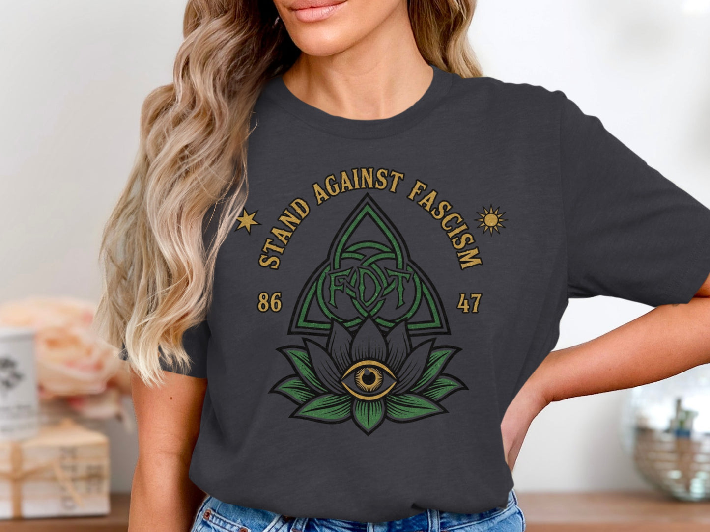 Stand Against Fascism Graphic T-shirt