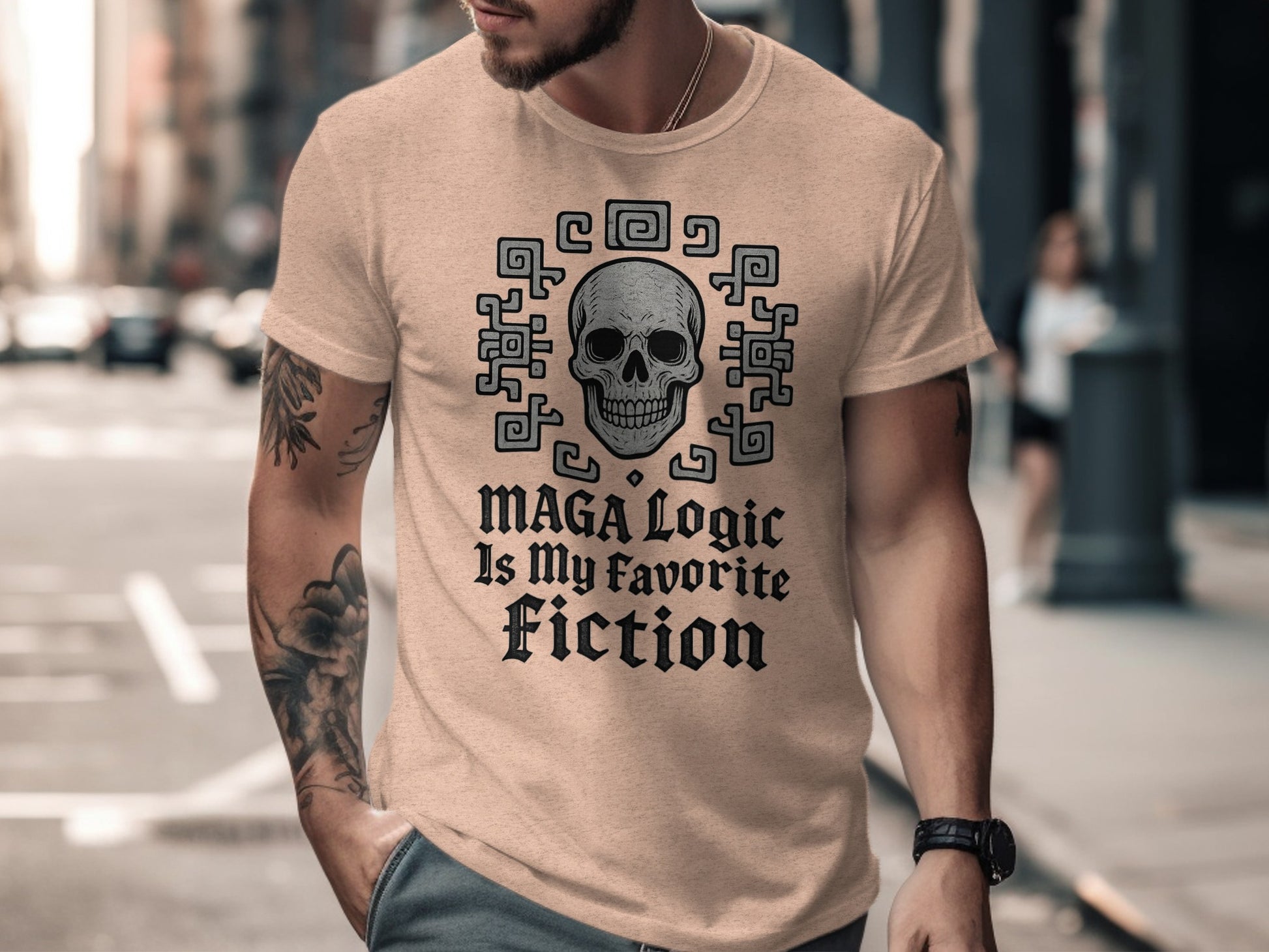 MAGA Logic Is My Favorite Fiction T-Shirt