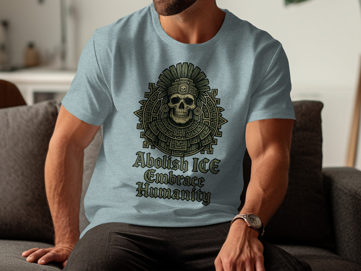 Abolish ICE Embrace Humanity Graphic T-Shirt product