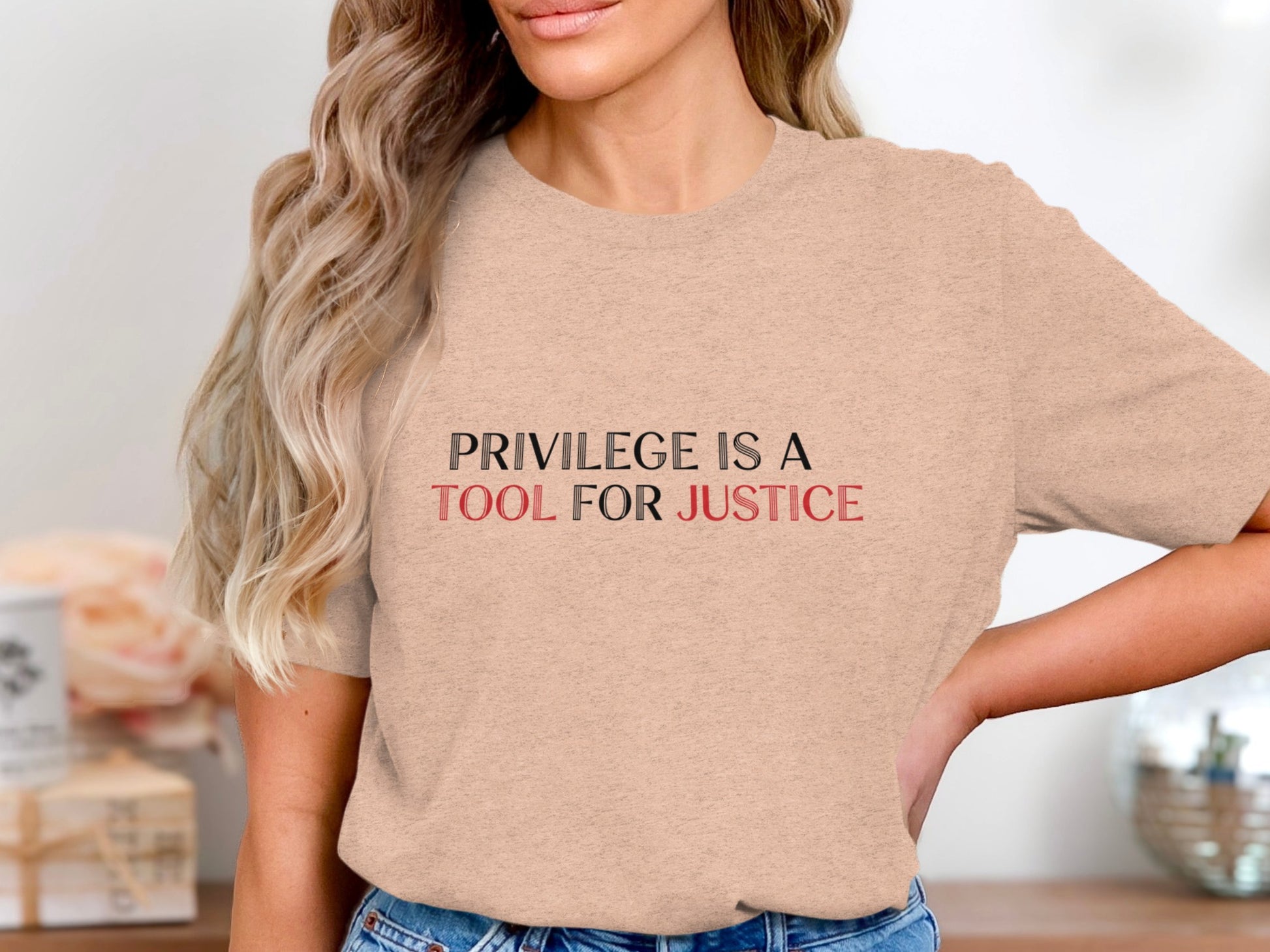Privilege Is A Tool For Justice Graphic Tee
