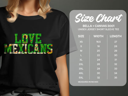 Love Mexicans Graphic Unisex Jersey Short Sleeve Tee product