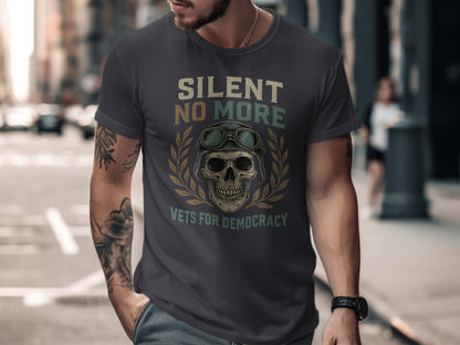 Silent No More Vets For Democracy Graphic Tee Product