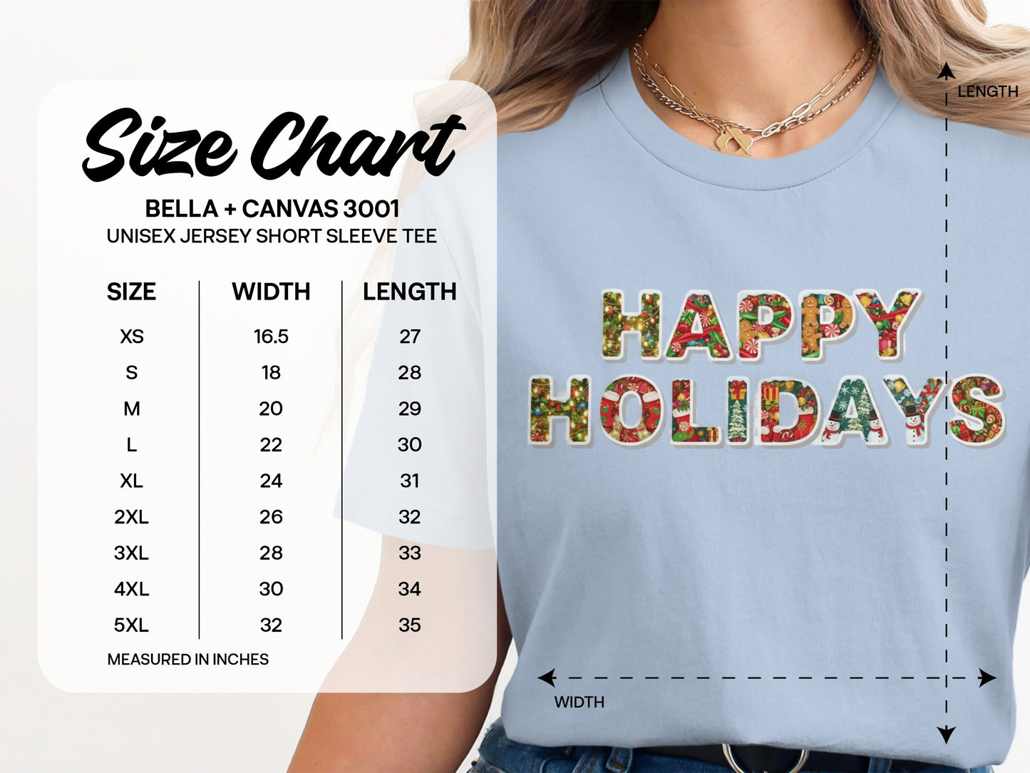 Happy Holidays Graphic Statement T Shirt