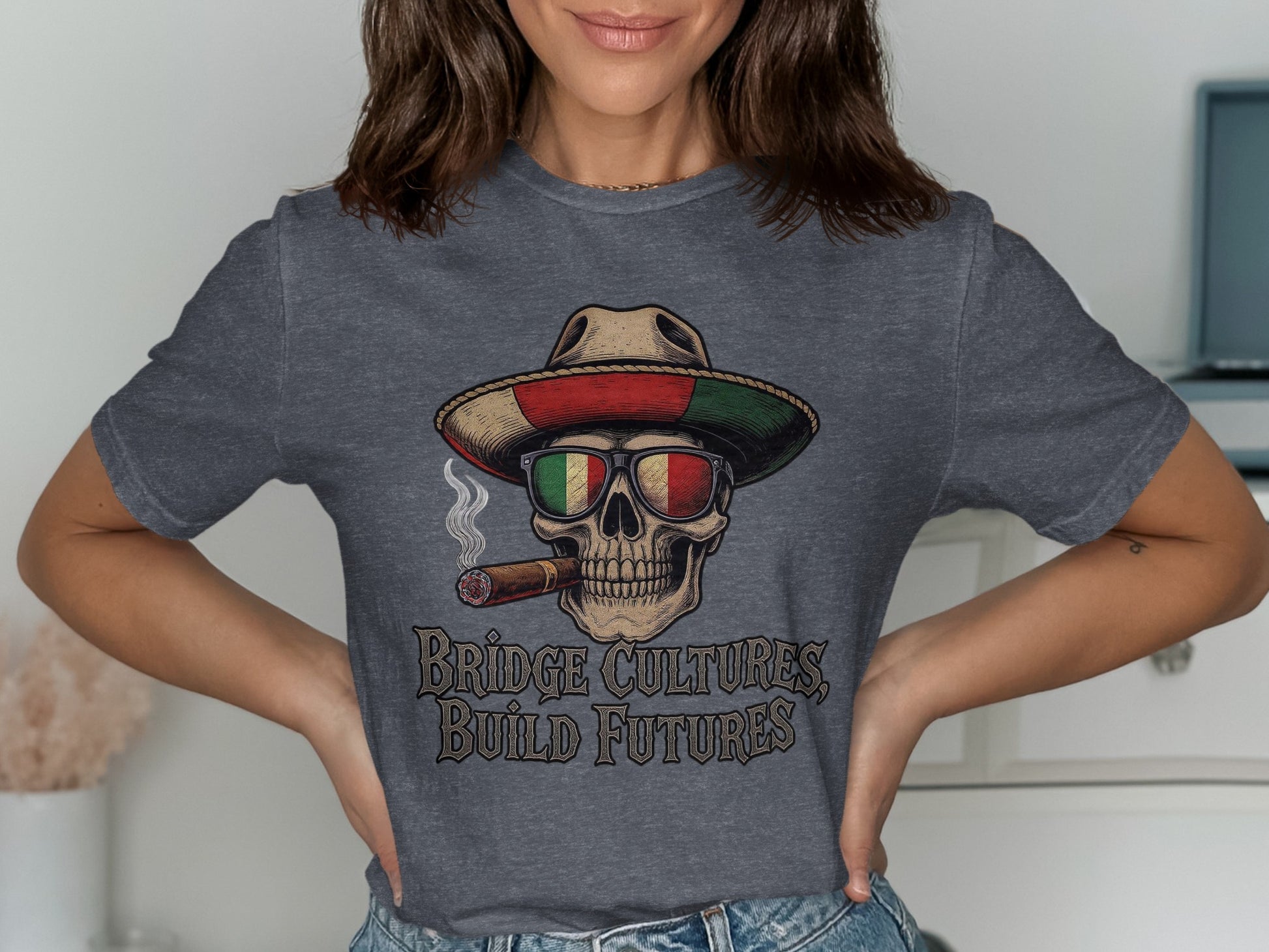 Bridge Cultures Build Futures Graphic T-Shirt product