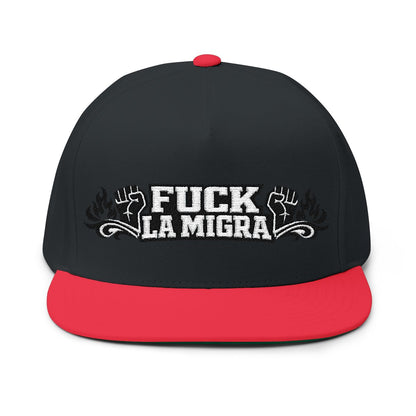 Fuck La Migra Statement Snapback Hat