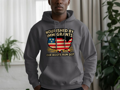 Nourished By Immigrants Our Roots Run Deep Hoodie product type