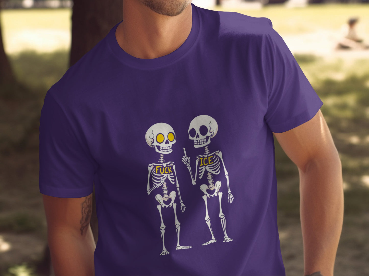Skeletons with Humorous Saying Graphic T-Shirt product