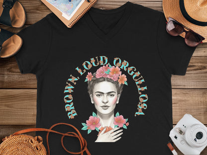 Brown Loud Orgullosa Graphic T-Shirt