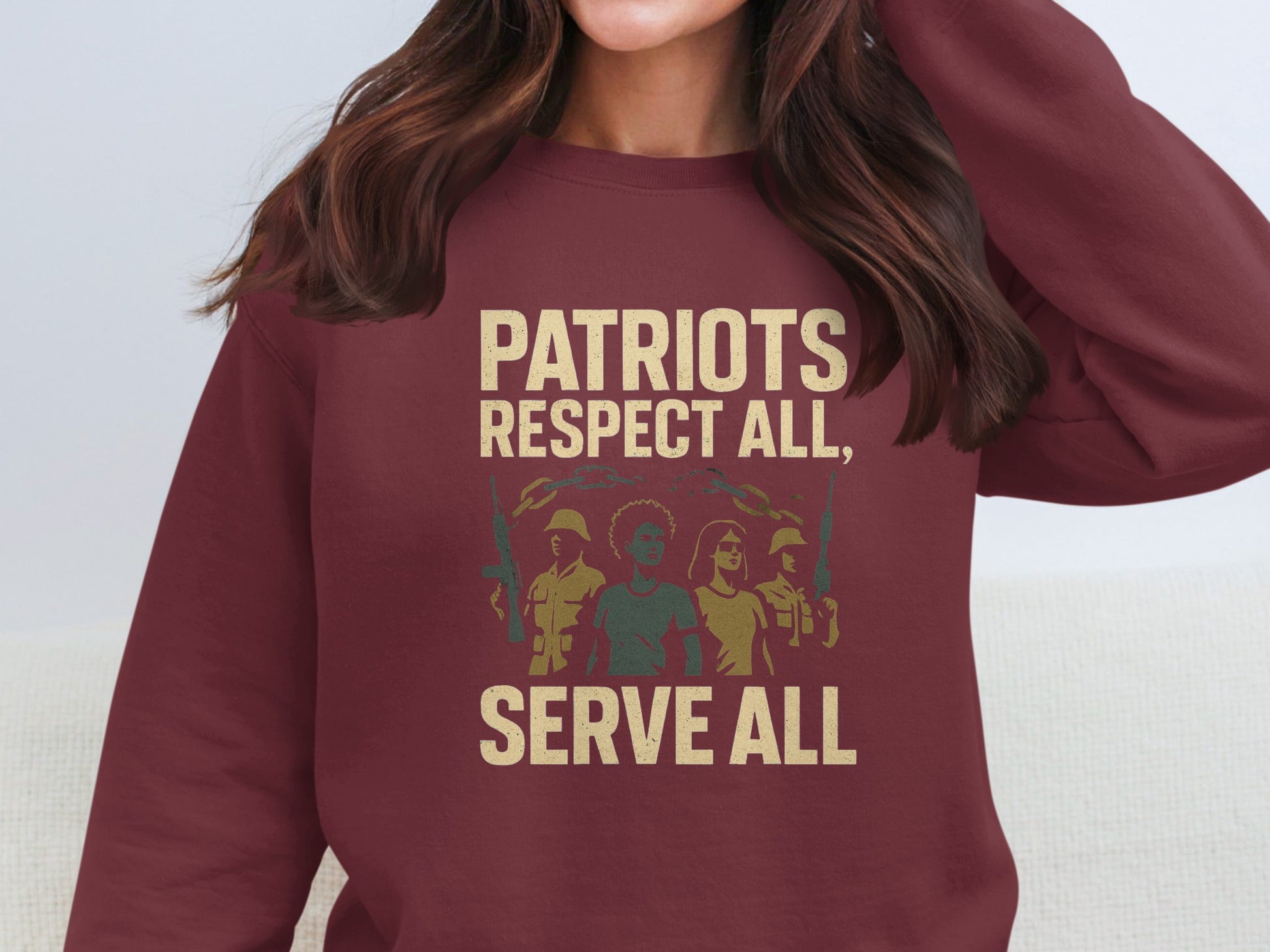 Patriots Respect All Serve All Sweatshirt product
