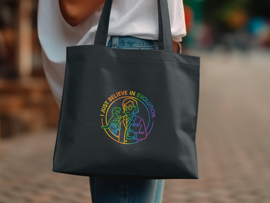 I Just Believe In Evolution Stylish Tote Bag product