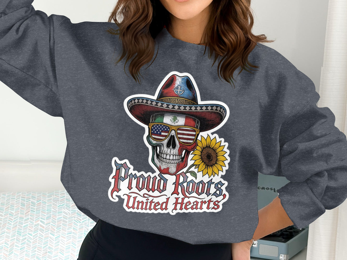 Proud Roots United Hearts Skull Graphic product