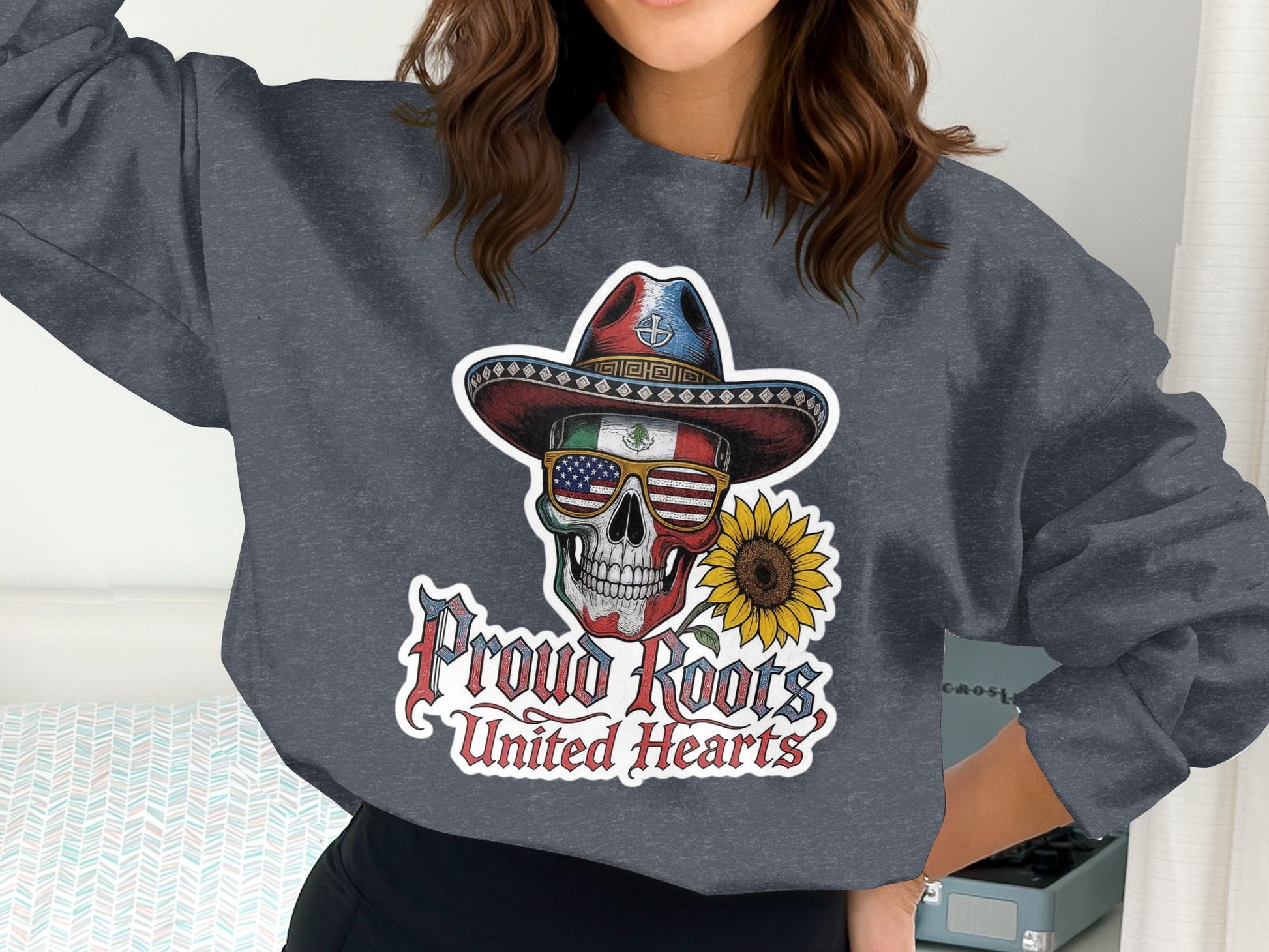 Proud Roots United Hearts Skull Graphic product