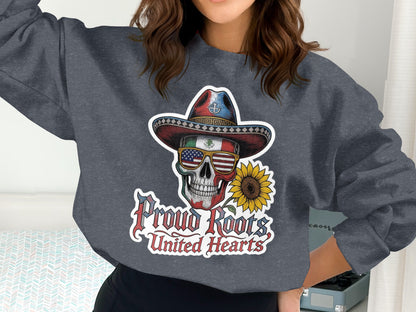 Proud Roots United Hearts Skull Graphic product