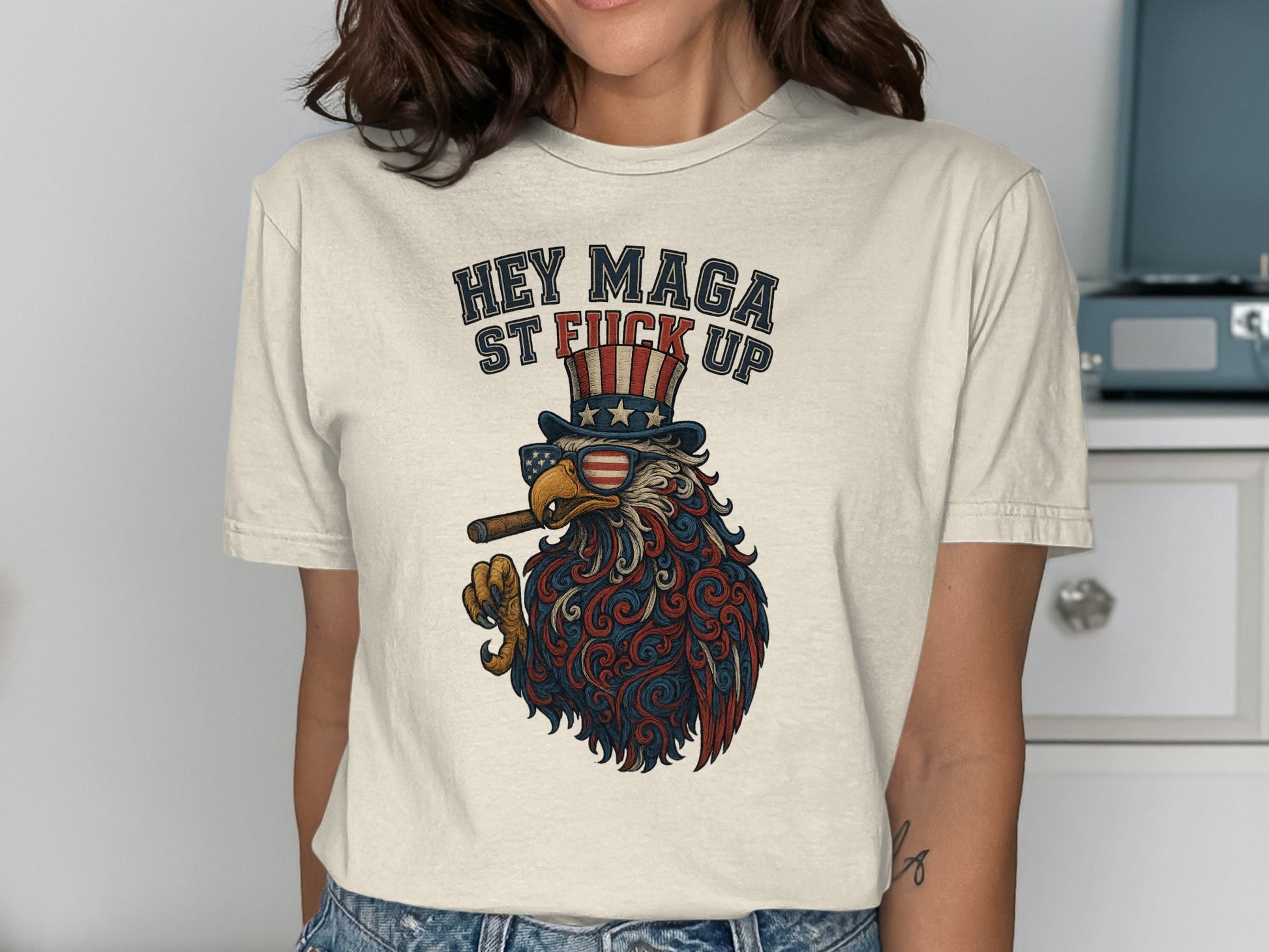 Hey MAGA St Fu*k Up Political Unisex T-shirt product type