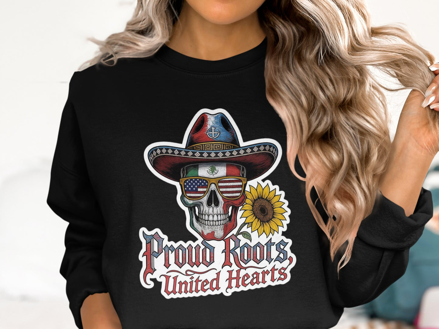 Proud Roots United Hearts Skull Graphic Shirt product type