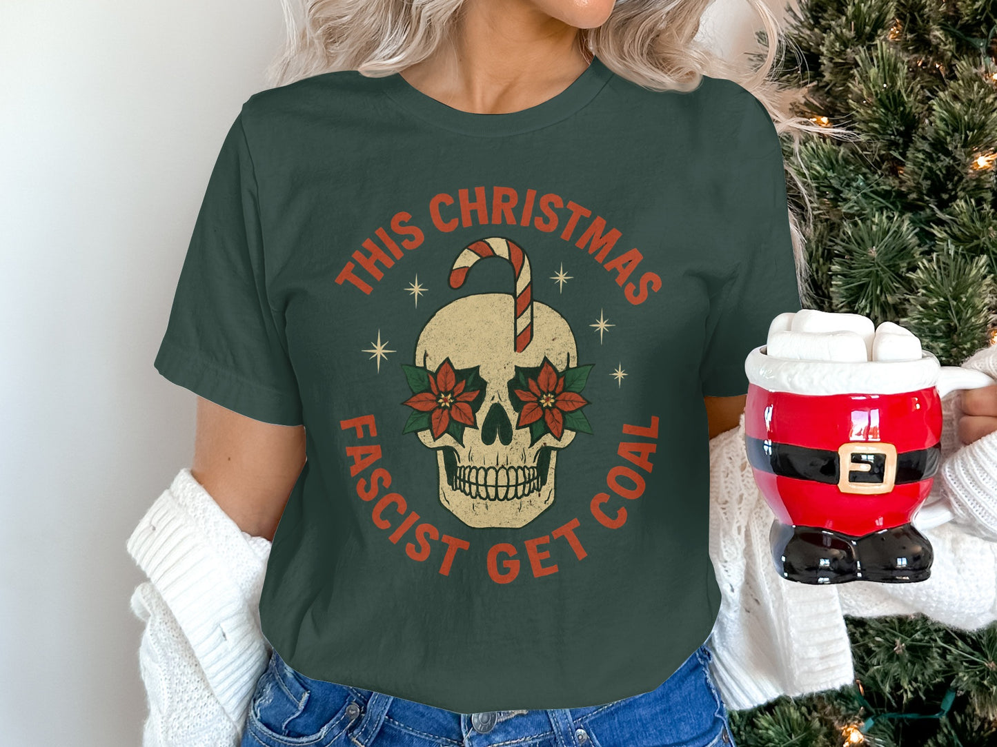 This Christmas Fascist Get Coal T-Shirt