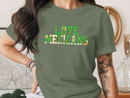 Love Mexicans Graphic Casual Wear Tee product
