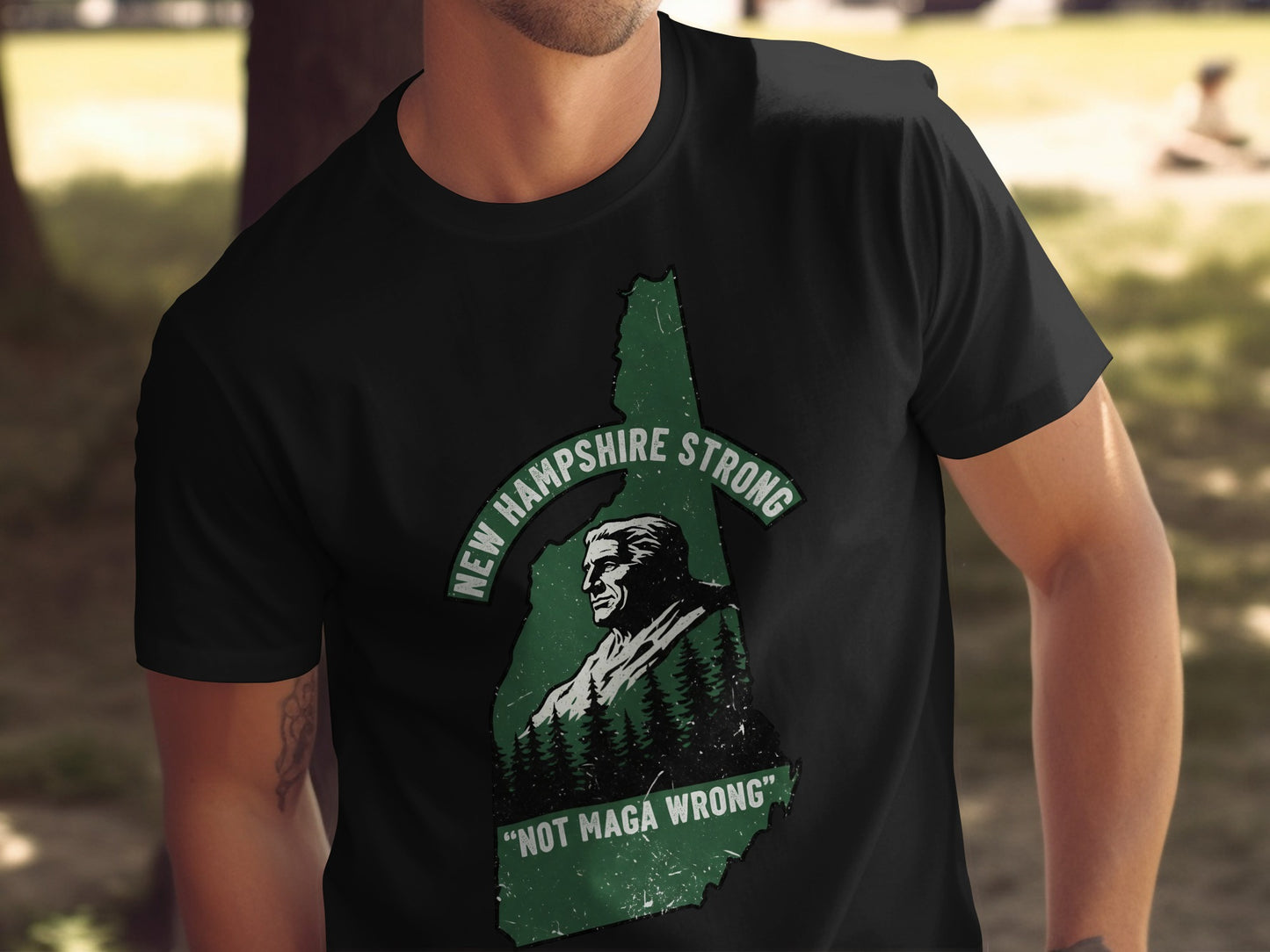 New Hampshire Strong Not MAGA Wrong T-shirt product type