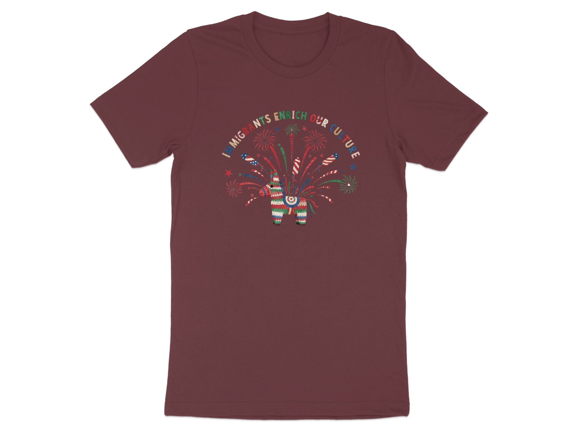 Immigrants Enrich Our Culture Graphic T-Shirt