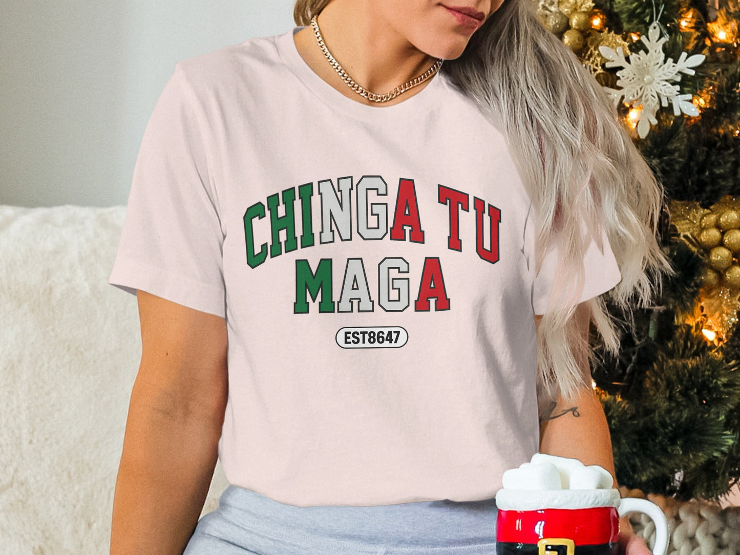Chinga Tu Maga EST8647 Graphic T-Shirt