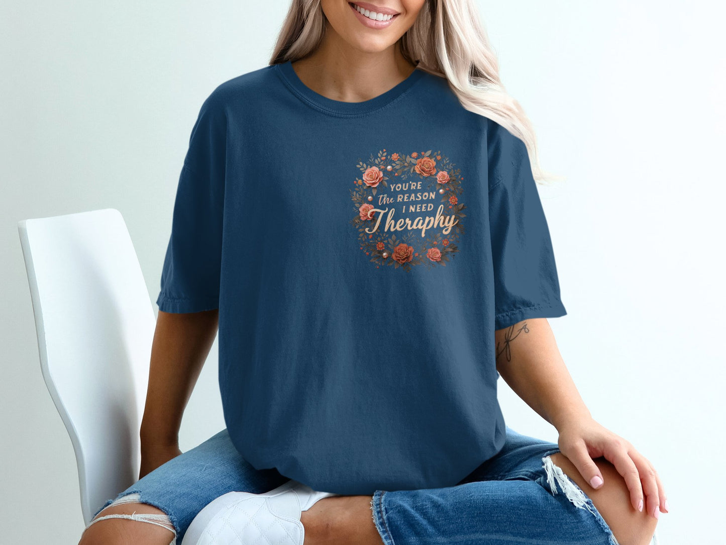 You're The Reason I Need Therapy Graphic T-Shirt product