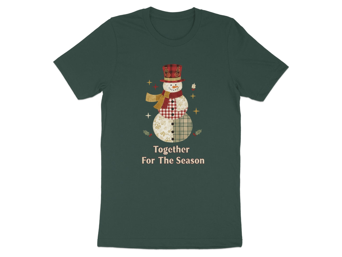 Together For The Season Snowman Graphic Tee