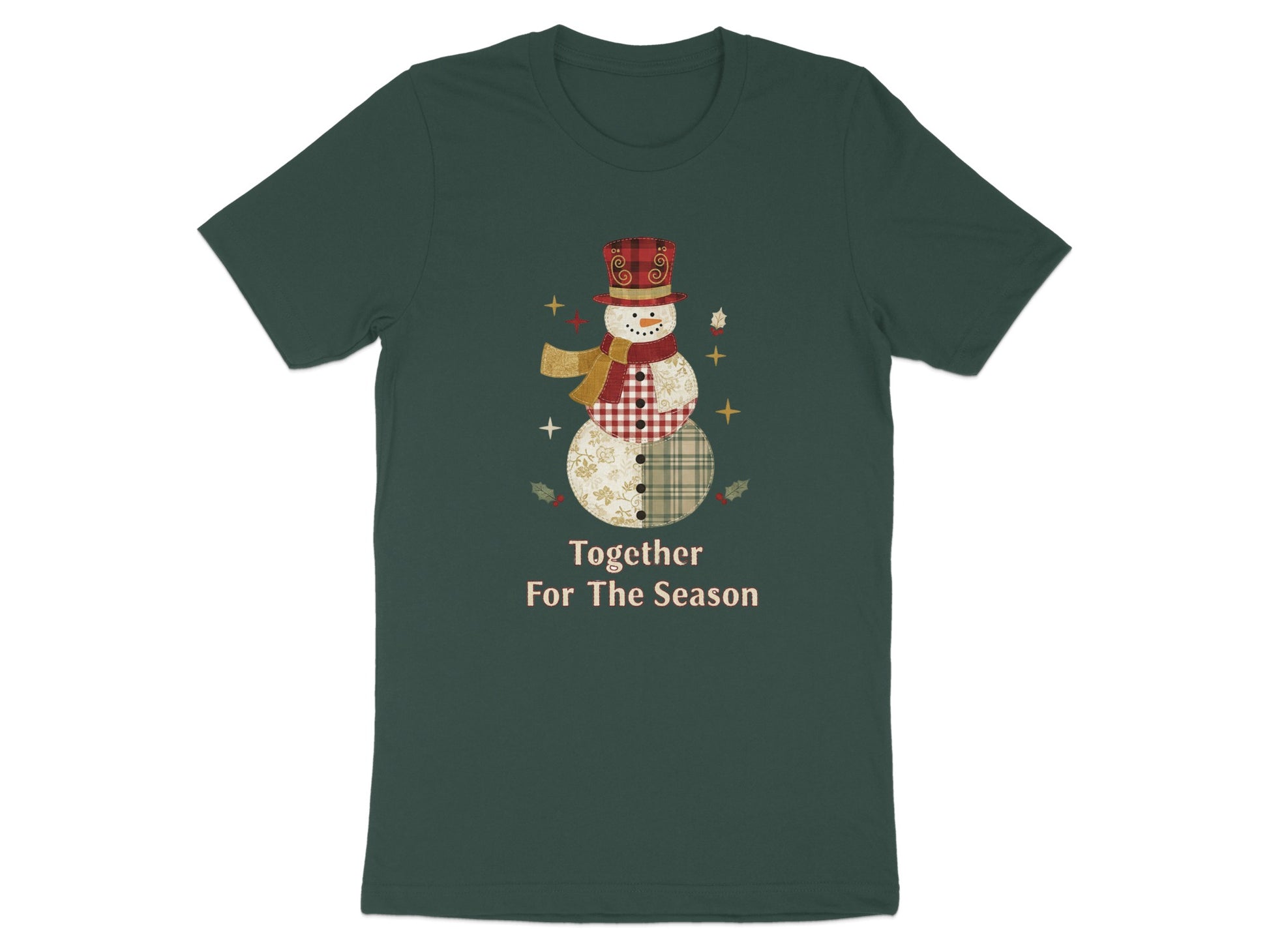 Together For The Season Snowman Graphic Tee
