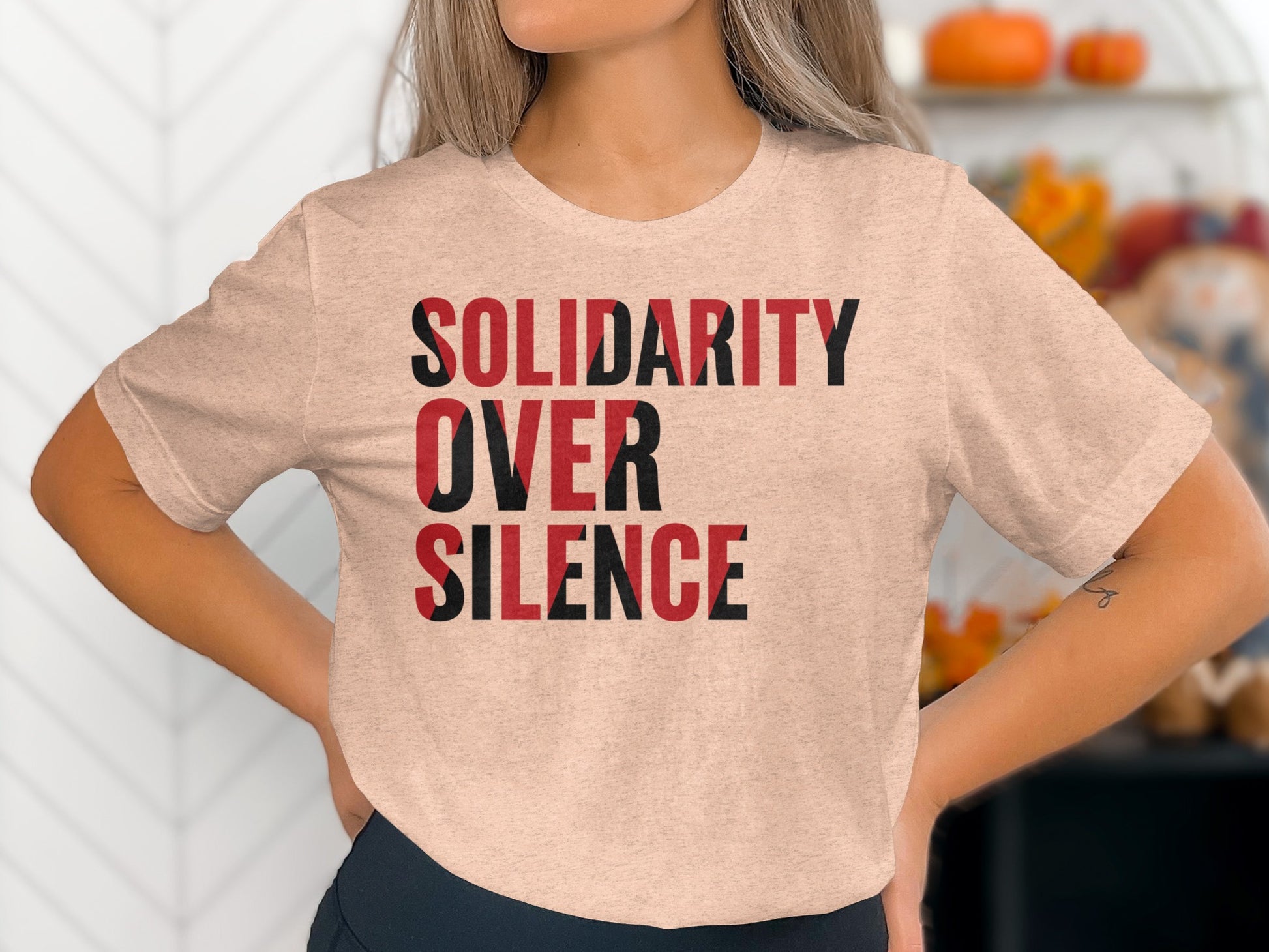 Solidarity Over Silence Motivational T-Shirt