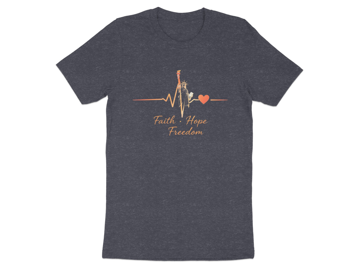 Faith Hope Freedom Graphic T-Shirt trendy casual product type